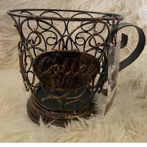 Pier1 Decorative coffee mug design holder
